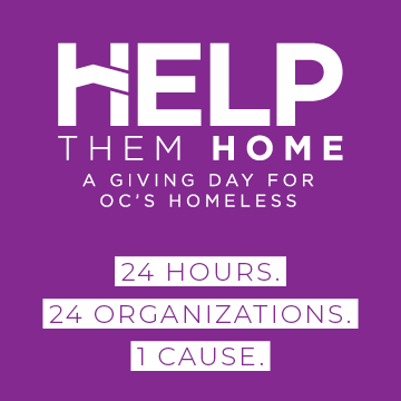 Help Them Home logo, 24 Hours, 24 Organizations, 1 Cause