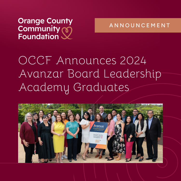 OCCF Announces 2024 Avanzar Board Leadership Academy Graduates
