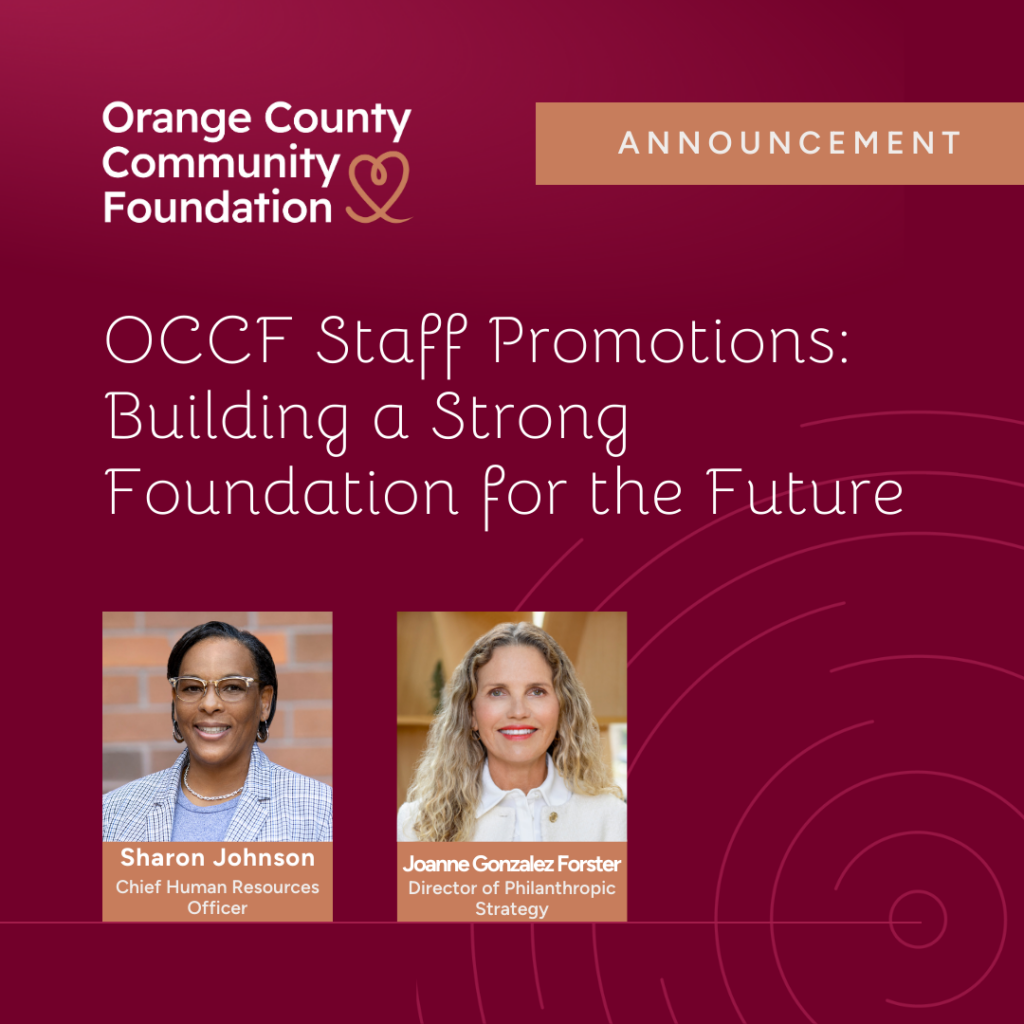 OCCF Staff Promotions 2025