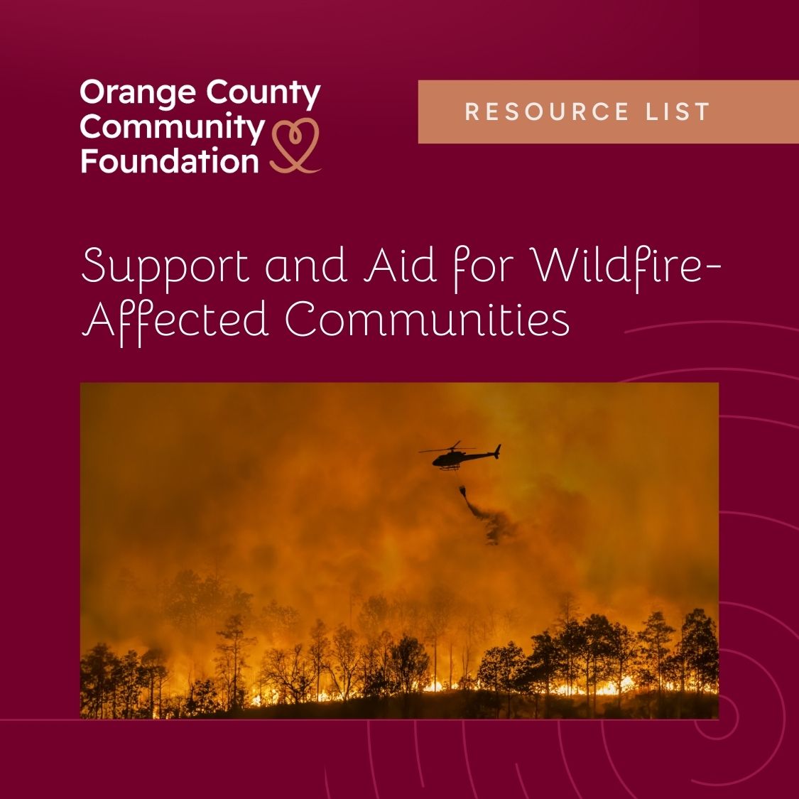 Support and Aid for Wildfire-Affected Communities